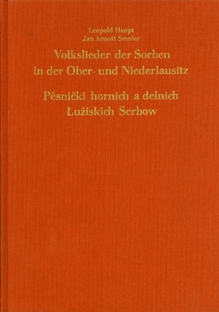Volkslieder der Sorben in der Ober- und Niederlausitz