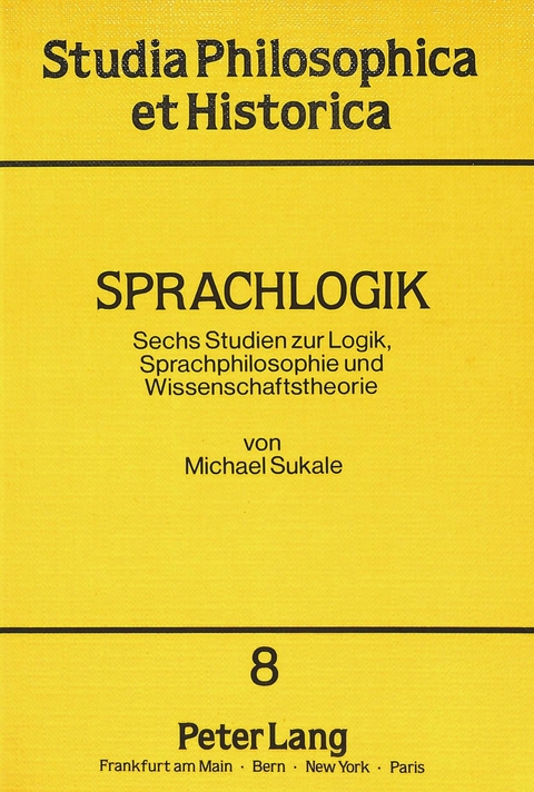 Sprachlogik - Michael Sukale