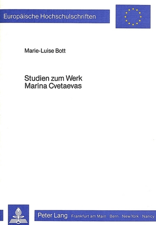 Studien zum Werk Marina Cvetaevas