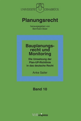 Bauplanungsrecht und Monitoring