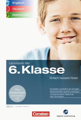 Lernvitamine - Lernvitamin Mix: Englisch, Deutsch, Mathematik / 6. Schuljahr - Kompletttrainer und Vokabeltrainer