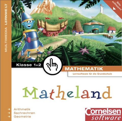 Matheland. Mathematik-Lernprogramm / Teil 1: 1./2. Schuljahr - Arithmetik, Geometrie, Sachrechnen - Jens Holger Lorenz, Gerd Scheimann