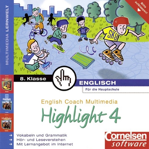 English Coach Multimedia - Vokabeln - Grammatik - Action. zu English H/Highlight (alle Ausgaben) - Version f&uuml;r zu Hause / Band 4: 8. Schuljahr - CD-ROM - James Pankhurst, Markus Ritter, Hartmut Steuber, Angelika Thiele