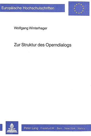 Zur Struktur des Operndialogs