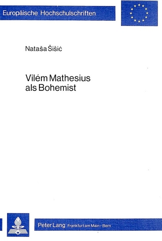 Vilem Mathesius als Bohemist