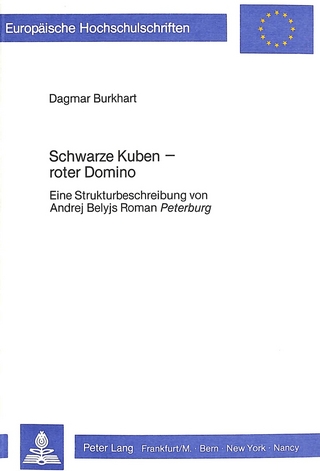 Schwarze Kuben - roter Domino
