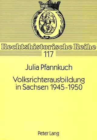 Volksrichterausbildung in Sachsen 1945-1950