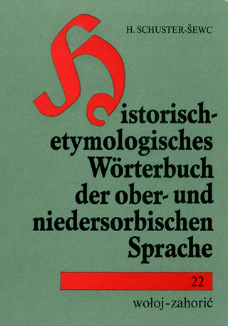 Historisch-etymologisches Wörterbuch der ober- und niedersorbischen Sprache