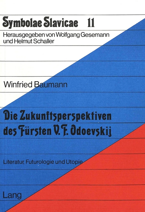 Die Zukunftsperspektiven des F&uuml;rsten V.F. Odoevskij