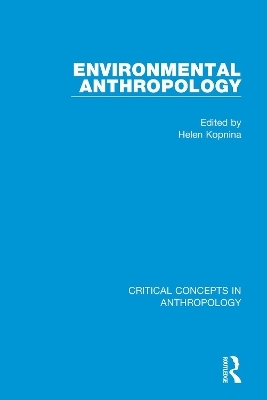 Environmental Anthropology - 
