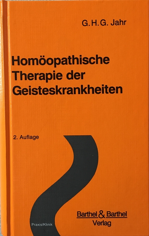 Homöopathische Therapie der Geisteskrankheiten - G. H. G. Jahr