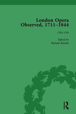 London Opera Observed 1711-1844, Volume III - 