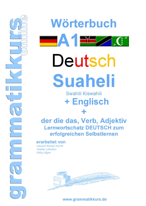 W&ouml;rterbuch Deutsch - Suaheli Kiswahili - Englisch - Marlene Schachner