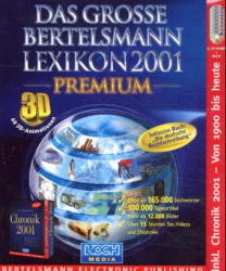 (Bertelsmann) Das Gro&szlig;e Bertelsmann Lexikon 2001 Premium, 8 CD-ROMs m. Buch 'Die deutsche Rechtschreibung'