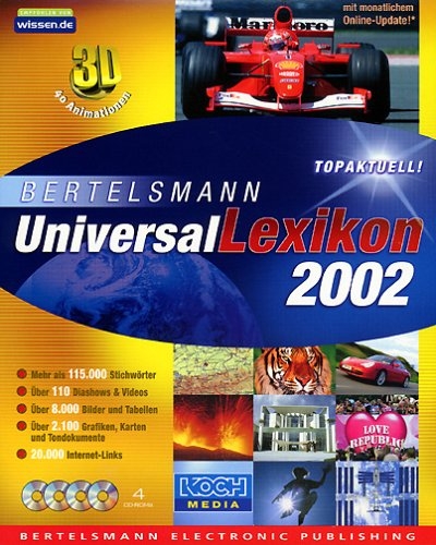 Bertelsmann UniversalLexikon 2002, 4 CD-ROMs