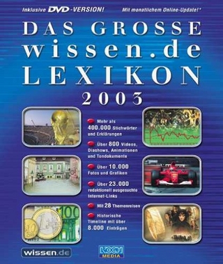 Das große Wissen.de Lexikon 2003, 6 CD-ROMs u. 1 DVD-ROM