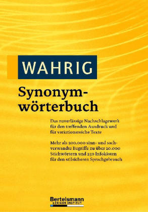 Wahrig Synonymw&ouml;rterbuch