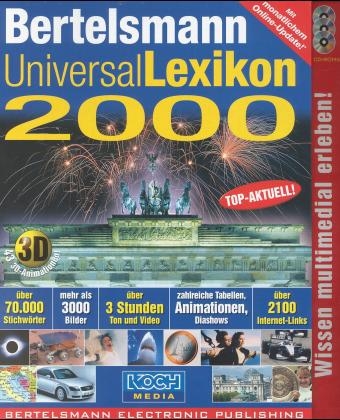 Bertelsmann Universallexikon 2000, 3 CD-ROMs