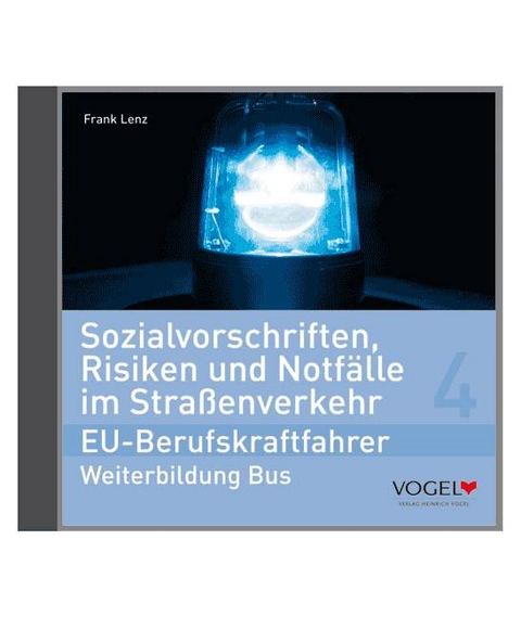 Sozialvorschriften, Risiken und Notf&auml;lle im Stra&szlig;enverkehr - EU-Berufskraftfahrer - Weiterbildung Bus - Frank Lenz