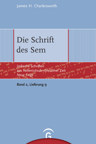 Jüdische Schriften aus hellenistisch-römischer Zeit - Neue Folge... / Die Schrift des Sem