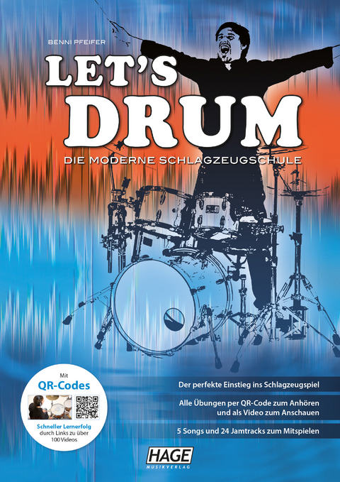 Let's Drum + 2 DVDs - Benni Pfeifer