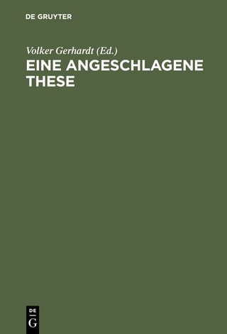 Eine angeschlagene These