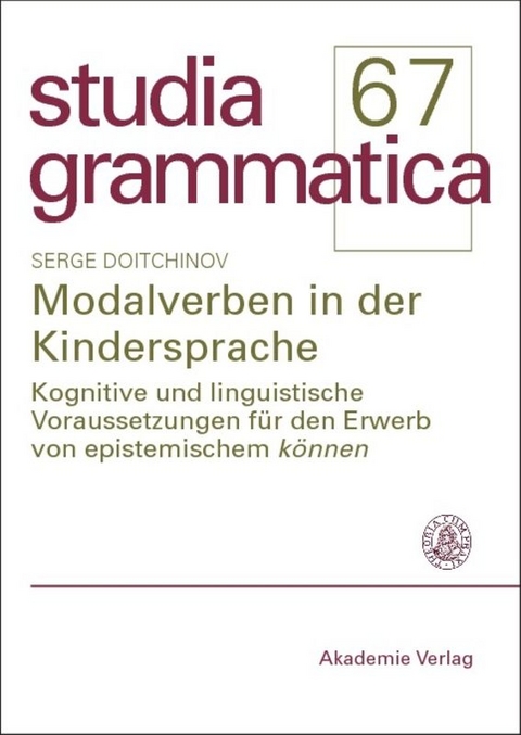 Modalverben in der Kindersprache - Serge Doitchinov