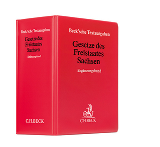 Gesetze des Freistaates Sachsen Ergänzungsband Ordner 72 mm