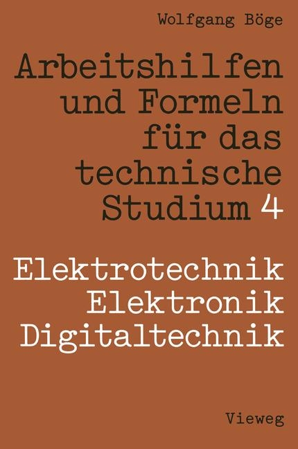 Arbeitshilfen und Formeln f&uuml;r das technische Studium