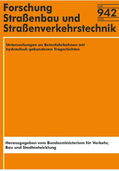 Untersuchungen an Betonfahrbahnen mit hydraulisch gebundenen Tragschichten - R Roos, H J Freund, L Stammler