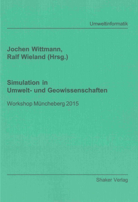 Simulation in Umwelt- und Geowissenschaften - 