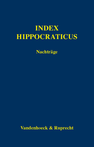 Index Hippocraticus. Nachträge