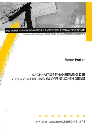 Nachhaltige Finanzierung der Zusatzversorgung im öffentlichen Dienst