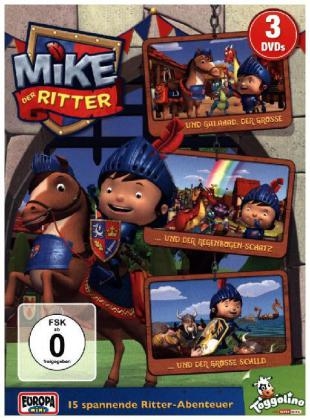 Mike, der Ritter, 3er Box. Folge.1-3, 3 DVDs