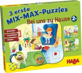 3 erste Mix-Max-Puzzles Bei uns zu Hause (Kinderpuzzle)