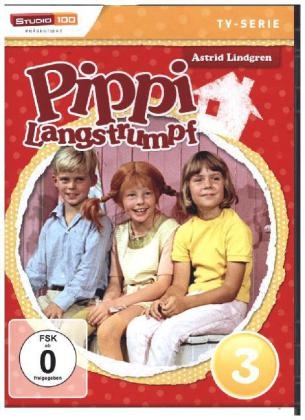 Pippi Langstrumpf TV-Serie. Tl.3, 1 DVD - Astrid Lindgren