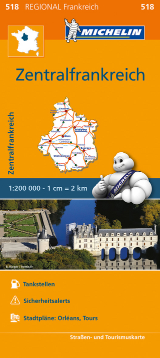 Michelin Karte Zentralfrankreich