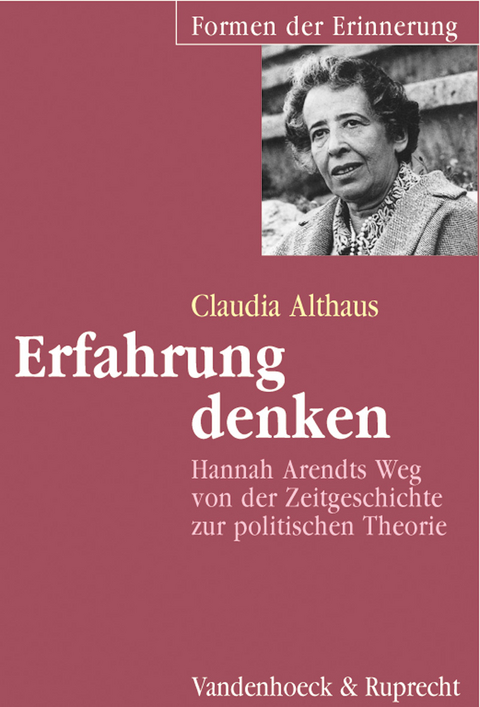 Erfahrung denken - Claudia Althaus