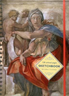 Sketchbook - Delphic Sibyl (fresco) the Sistine Chapel: by Michelangelo Buonarroti -  Press Peony