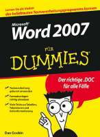 Word 2007 für Dummies - Dan Gookin