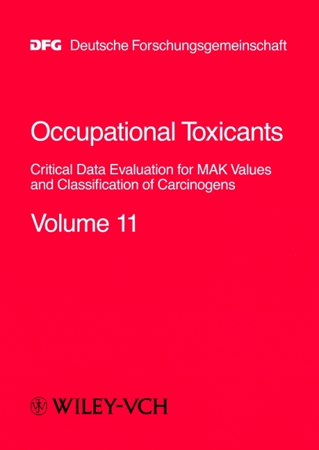 "MAK-Collection for Occupational Health and Safety. Part I: MAK Value Documentations. (was ""Occupational Toxicants: Critical Data Evaluation for MAK Values and Classification for Carcinogens"" until Vol. 20)" - 