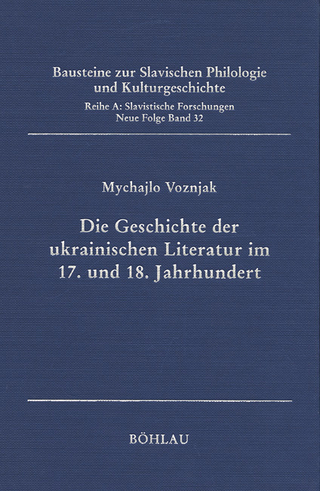 Die Geschichte der ukrainischen Literatur im 17. und 18. Jahrhundert