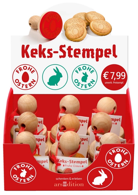 Display Keks-Stempel Ostern 9 Ex.
