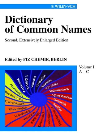 Dictionary of Common Names / Trivialnamen-Handbuch