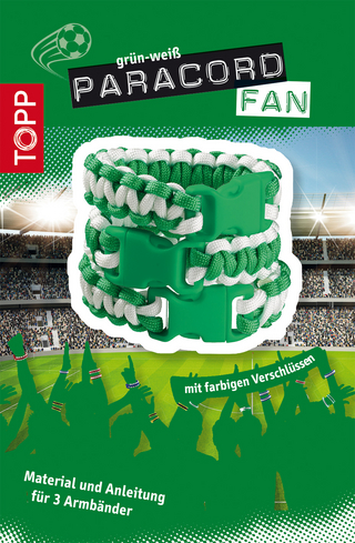 Paracord Fan Set grün-weiß