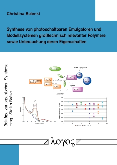 Synthese von photoschaltbaren Emulgatoren und Modellsystemen gro&szlig;technisch relevanter Polymere sowie Untersuchung deren Eigenschaften - Christina Belenki
