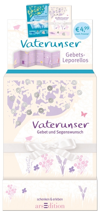 Display Vaterunser-Leporellos