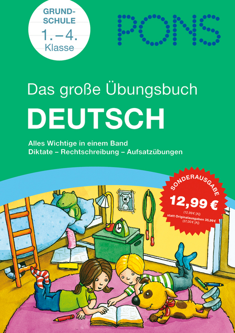 PONS Das gro&szlig;e &Uuml;bungsbuch Deutsch 1. - 4. Klasse