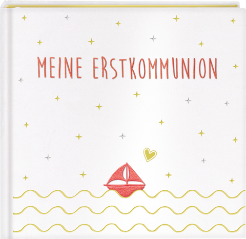 Eintragalbum - Meine Erstkommunion - Satin wei&szlig;