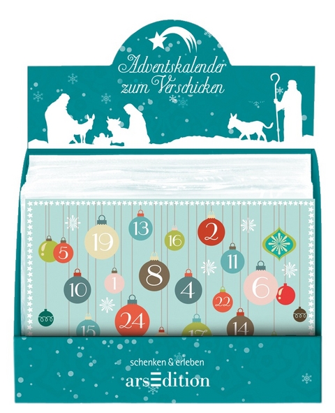 Display Adventskalender-Postkarten-Set 2014
